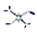 Vancouver Canucks Team Split Stick Ceiling Fan