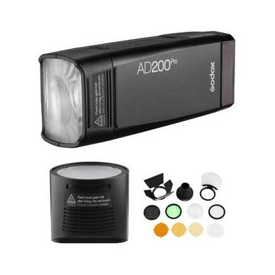 Godox AD200Pro TTL Pocket Flash Kit with Round Head and Modifiers AD200PRO