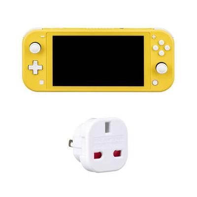 Nintendo Switch Lite Kit with US Power Adapter (Yellow, European Version) HDH-S-YAZAA