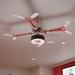 Calgary Flames Double Stick Team Home Ceiling Fan