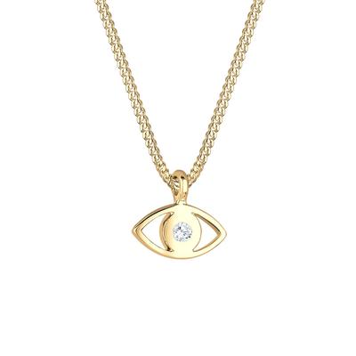 Elli - Evil Eye Kristalle 925 Sterling Silber Ketten 1 ct Damen