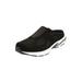 Extra Wide Width Men's KingSize Slip-on Sneaker by KingSize in Jet Black (Size 16 EW)