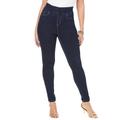 Plus Size Women's Comfort Waist Stretch Denim Skinny Jean by Jessica London in Indigo (Size 12 W) Pull On Stretch Denim Leggings Jeggings