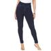 Plus Size Women's Comfort Waist Stretch Denim Skinny Jean by Jessica London in Indigo (Size 12 W) Pull On Stretch Denim Leggings Jeggings