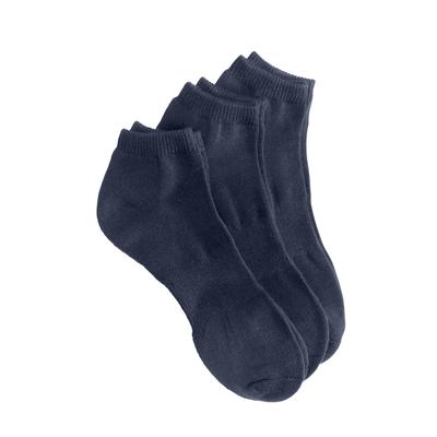 Plus Size Women's Ankle Socks by Comfort Choice in Navy Pack (Size 2X) Tights