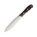 Bark River Canadian Camp II 3V Fixed Blade Knife 13in Overall 7.75in Satin Cpm-3V Carbon Steel Blade Green Canvas Micarta Handle Brown Leather Belt