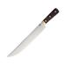 Bark River Edwin Forrest Bowie Fixed Blade Knife 17in Overall 12.25in Satin A2 Tool Steel Clip Point Blade Burgundy Canvas Micarta 08-315-MBU