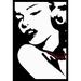 House of Hampton® Marilyn by FidoStudio - Picture Frame Print on Paper in Black | 20.5 H x 14.5 W x 1.25 D in | Wayfair