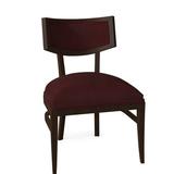 Duralee Furniture Hillcrest Upholstered Wingback Side Chair Upholstered | 34.5 H x 23 W x 24 D in | Wayfair WPG65-305.LE42556-59.Café