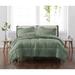 Cannon Heritage Solid Comforter Set Polyester/Polyfill/Microfiber in Green | King Comforter + 2 Shams | Wayfair CS3941GRKG-1500