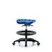 Inbox Zero Tractor Sit-Stand Height Adjustable Lab Stool Plastic/Metal in Blue | 29 H x 25 W x 25 D in | Wayfair DEEE7BFBABC14C51B894F99CBCC2B2B2