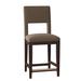 Fairfield Chair Orleans Counter & Bar Stool Wood/Upholstered in Brown | 41.5 H x 19 W x 20 D in | Wayfair 5035-07_ 9508 17_ Hazelnut