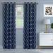 Lark Manor™ Adarsh Polyester Room Darkening Curtain Pair Polyester in Green/Blue/Navy | 108 H in | Wayfair 93CE79BB4193474FA9E5BBAE680B4DFC