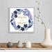 Gracie Oaks Cobalt Inspirations Collection H by Grace Popp - Textual Art on Canvas Canvas | 18 H x 18 W x 1.75 D in | Wayfair