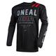 O'NEAL | Motocross-Trikot | Enduro MX | Atmungsaktives Material, ergonomischem Schnitt, Passform für maximale Bewegungsfreiheit | Element Jersey Dirt | Erwachsene | Schwarz Grau | Größe M