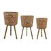 " Bamboo Planters 11/13/15"" Natural - Sagebrook Home 13574-13"