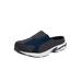 Wide Width Men's Slip On Swim Slides by KingSize in Navy Blue (Size 11 W)