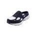 Extra Wide Width Men's KingSize Slip-on Sneaker by KingSize in Navy White (Size 9 EW)