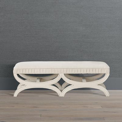 Theo Upholstered Bench - Performance Linen Beige -...