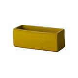 Latitude Run® Clay Pot Planter Ceramic in Yellow | 6 H x 15 W x 6 D in | Wayfair 1D4834E559F94B2F8BB128C9407E924A