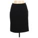 H&M Casual Skirt: Black Solid Bottoms - Women's Size 8