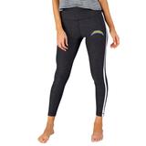Women's Concepts Sport Charcoal/White Los Angeles Chargers Centerline Knit Slounge Leggings
