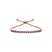 Le Vian® 1/2 Ct. T.w. Diamond And 1.1 Ct. T.w. Ruby Bolo Bracelet In 14K Strawberry Gold