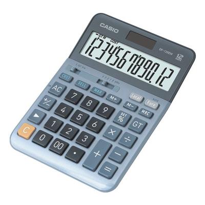 CASIO Tischrechner »DF-120EM« silber, 12.6x3.1x17.9 cm