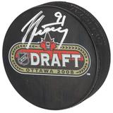 Steven Stamkos Tampa Bay Lightning Autographed 2008 NHL Draft Logo Hockey Puck