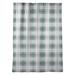 East Urban Home New York Fly Football Plaid Room Darkening Thermal Rod Pocket Single Curtain Panel Polyester in Gray/Green/Blue | 84 H in | Wayfair