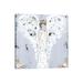 East Urban Home Farmhouse Angel by Ashley Bradley - Painting Print Canvas in Gray/White | 18 H x 18 W x 1.5 D in | Wayfair