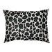 East Urban Home New York Fly Throwback Football Outdoor Dog Pillow Polyester in Green/White/Black | 4 H x 18 W x 28 D in | Wayfair