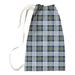 East Urban Home Los Angeles Flash Football Luxury Plaid Laundry Bag Fabric in Gray/White/Blue | 36 H in | Wayfair C59E06DC65D04EB88B2150ADFAEAE013