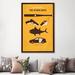 East Urban Home My the Other Guys Minimal Movie Poster by Chungkong - Graphic Art Print Canvas/Metal in Black/Yellow | Wayfair