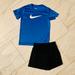 Nike Matching Sets | Boys Nike Shirt And Black Shorts Outfit | Color: Black | Size: 6b