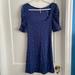 Free People Dresses | Hp! Free People Blue Lace Bodycon Dress | Color: Blue | Size: S
