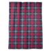 East Urban Home New England Football Plaid Room Darkening Thermal Rod Pocket Single Curtain Panel Polyester in Red/Green/Blue | 84 H in | Wayfair