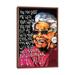 East Urban Home Maya Angelou - Graphic Art Print Canvas, Wood in Black/Red | 26 H x 18 W x 1.5 D in | Wayfair EECF7D4D3ED34B29A37D7B6192631AD9