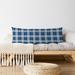 East Urban Home Los Angeles Flash Football Luxury Plaid Body Pillow Medium Support Pillow Polyester/Polyfill | 20 H x 54 W x 5 D in | Wayfair