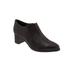 Women's Keegan Bootie by Trotters in Black Lizard (Size 9 1/2 M)