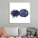 Bay Isle Home™ Indigo Pineapple by Aimee Wilson - Print on Canvas in White | 36 H x 36 W x 1.25 D in | Wayfair 36C7E3DE8E07428ABFF90FB0A8BEE783