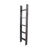 Union Rustic Orla Wood Ladder Bookcase Wood in Black | 60 H x 15 W x 3 D in | Wayfair 51F3BE5418484ACEA0F898466EE7183C