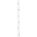RCH Supply Company Oval Link Lighting Fixture Chain or Chain Break (3 feet) Steel in White | 36 H x 0.47 W x 0.13 D in | Wayfair CH-S59-04-WHT-3
