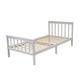 Panana Single Bed White 3ft Solid Wooden Frame For Adults Kids Teenagers (3FT single bed)
