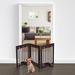 Tucker Murphy Pet™ Free Standing Dog Gate Wood (a more stylish option) in Brown | 23.63 H x 82 W x 2.13 D in | Wayfair