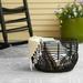 Household Essentials Wicker Plastic Basket Wicker in Black | 10.25 H x 15.75 W x 15.75 D in | Wayfair ML-6500