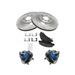 2006-2011 Cadillac DTS Front Brake Pad and Rotor and Wheel Hub Kit - DIY Solutions