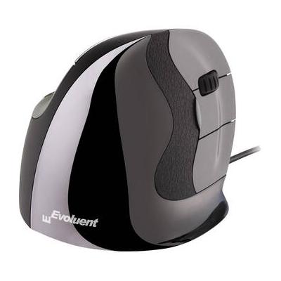 Evoluent VerticalMouse D Wired Mouse (Small, Dark Silver) VMDS