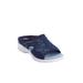 Wide Width Women's The Tracie Slip On Mule by Easy Spirit in Dark Blue (Size 9 W)