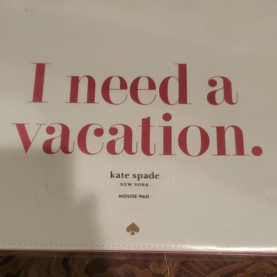 Kate Spade Other | Kate Spade Mouse Pad I Use And Love Wrapped | Color: Pink/Silver | Size: Os